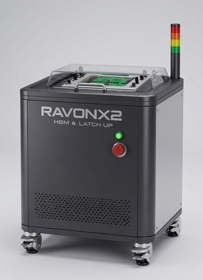 RAVONX2 HBM & Latch-Up test system